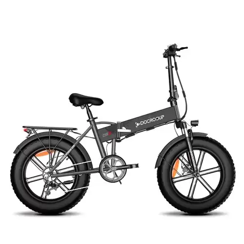 Order In Just $1275.99 Docrooup Ds2 Off-road Electric Folding Bike 20*4.0 Inch 750w Brushless Motor Shimano 7-speeds Derailleur 48v 11.6ah Battery 50km/h Max Speed Pure Power Up To 50km Range Aluminum Alloy Frame - Black With This Discount Coupon At Geekbuying