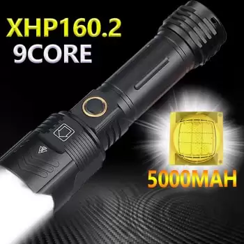 Order In Just $9.95 5000mah Powerful Flashlight Xhp160.2 Led Xhp50.2 Waterproof Ipx6 Zoom Torch 5modes Usb Rechargeable Lamp Use 18650/26650 Battery At Aliexpress Deal Page