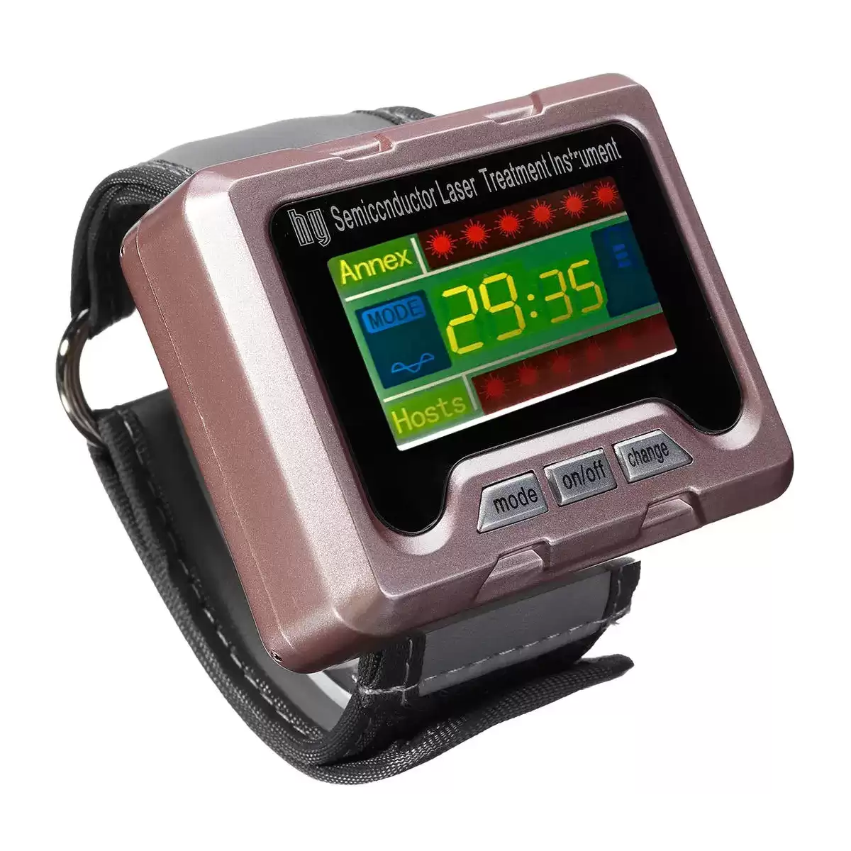 Order In Just $26.99 650nm Laser Therapy Wrist Apparatus High Blood Pressure Watch Monitor High Fat Blood With This Coupon At Banggood