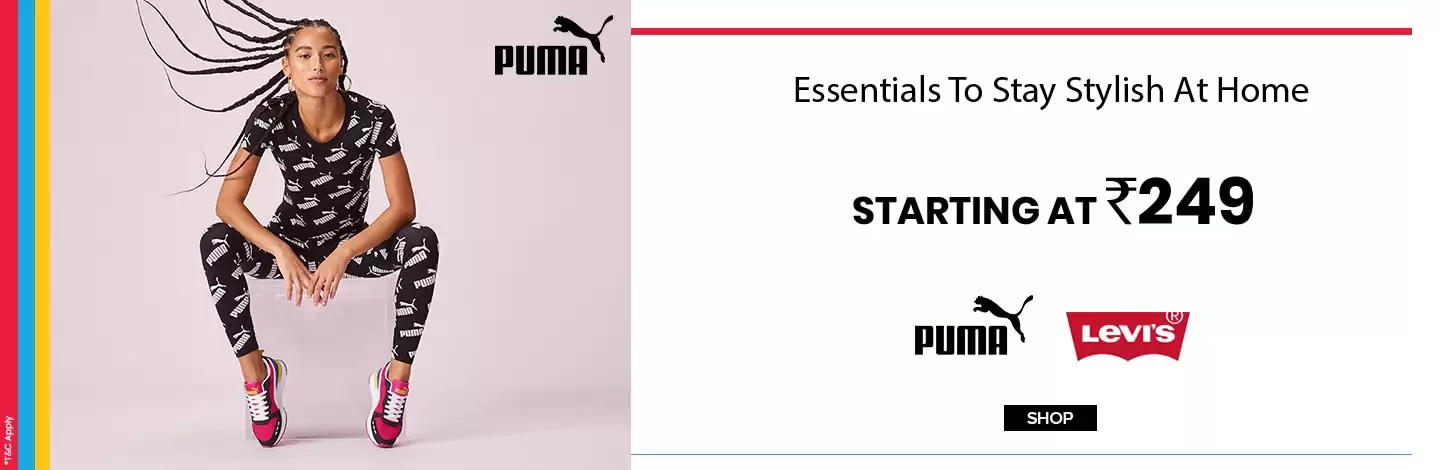 Buy Puma Items Starting As Low As Rs. 249 At Ajio Deal Page