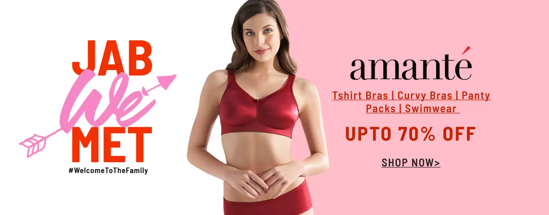 Get Upto 70% Off On Amante Brand At Zivame Deal Page