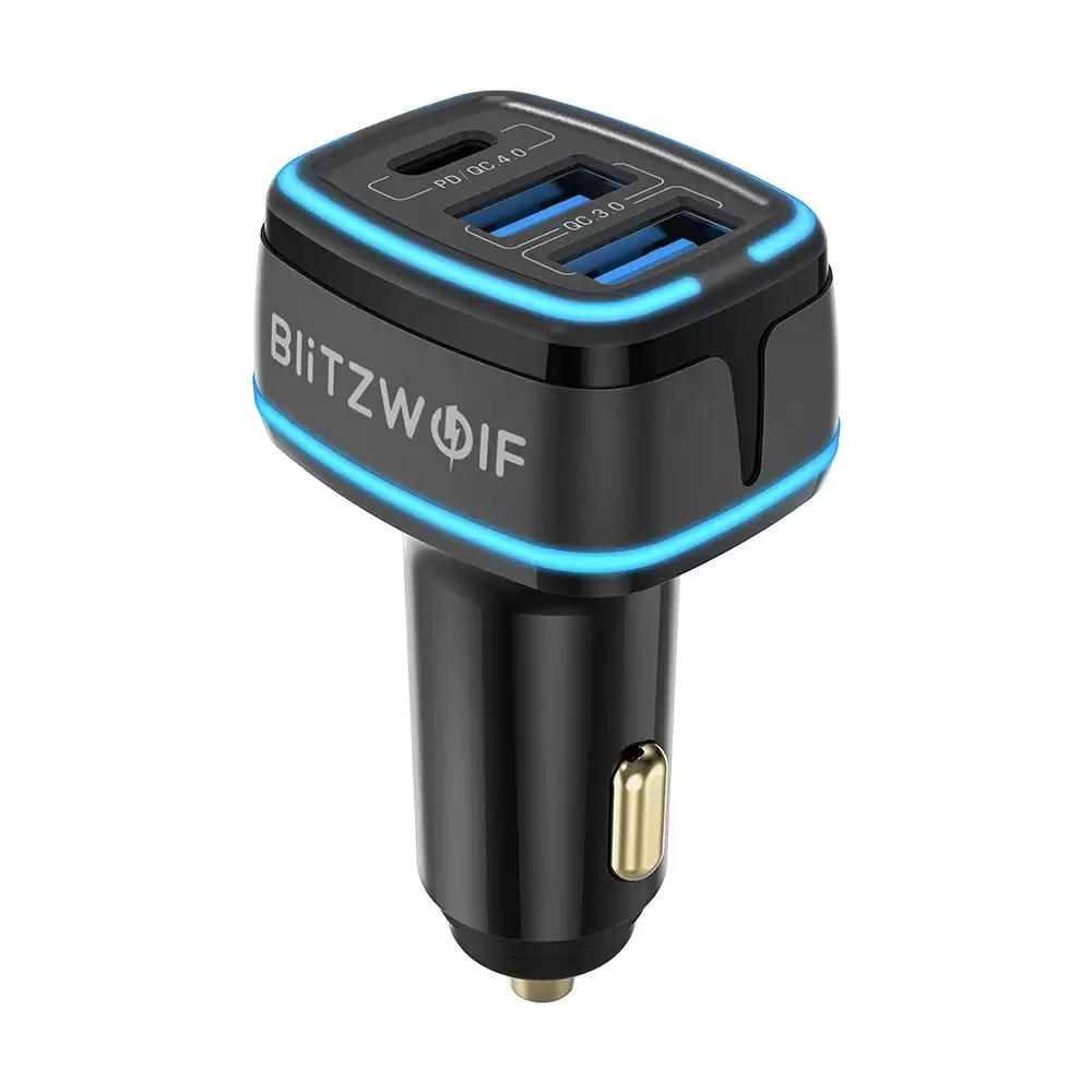 Order In Just $10.99 Blitzwolf Bw-sd7 80w 3-port Usb Pd Car Charger With This Coupon At Banggood