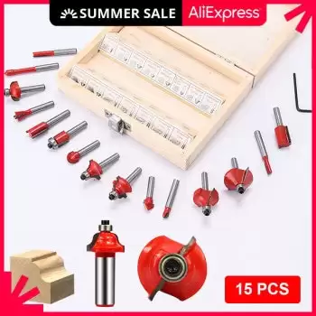 Order In Just $16.39 15pcs/set Woodworking Milling Cutters 1/4''mm Shank Carbide Router Bit For Wood Cutter Engraving Cutting Tools Milling Engraving At Aliexpress Deal Page