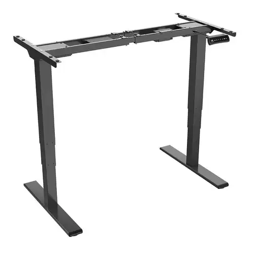 Pay Only $274.99 For Acgam Et225e Electric Dual-motor Three-stage Legs Standing Desk Frame Workstation, Ergonomic Height Adjustable Desk Base Gaming Desk - Black (frame Only) With This Coupon Code At Geekbuying