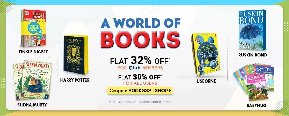 Club - Flat 32% Off | All Users - Flat 30% Off On Books