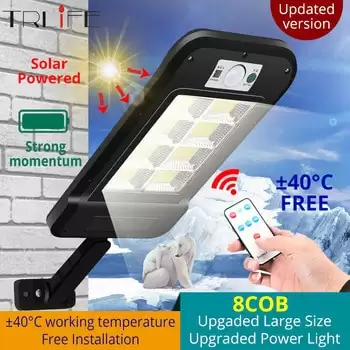 Order In Just $17.95 Powerful Solar Light Street Lamp 8cob Induction Led Solar Powered Waterproof Pir Motion Big Light For Garden Courtyard Big Size At Aliexpress Deal Page