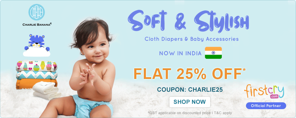 Enjoy Flat 25% Off On Charlie Banana Diapers With This Discount Coupon At Firstcry