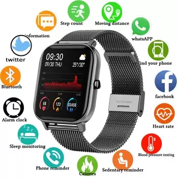 Order In Just $24.64 2021 New Full Touch Screen Smart Watch Men Women Sports Multifunction Heart Rate Monitoring Fitness Smartwatch For Xiaomi Huawei At Aliexpress Deal Page