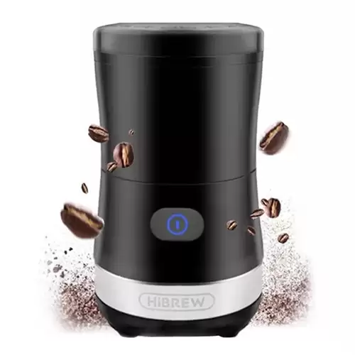 Pay Only $34.99 For Hibrew 70w Portable Coffee Bean Grinder Blender, Dc 5v Usb Rechargeable Coffee Grinding Machine, 350ml Single Cup With This Coupon Code At Geekbuying