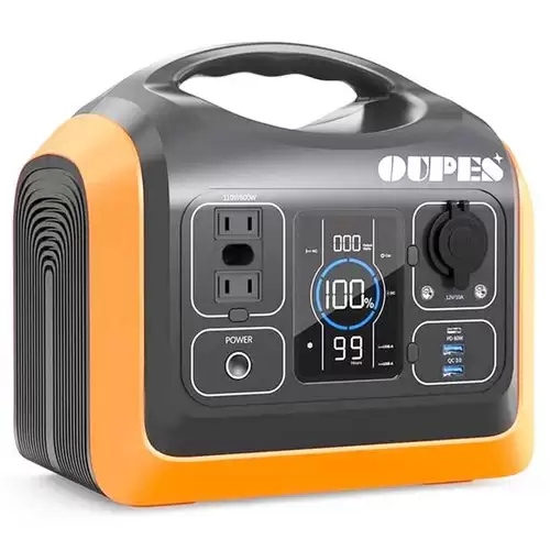 Pay Only $459.99 For Oupes Portable Power Station 600w Power 592wh Capacity Solar Generator Solar/usb-c/car Socket/wall Outlet/usb-c+wall Outlet Recharge With This Coupon Code At Geekbuying