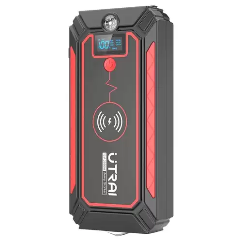 Pay Only $99.99 For Utrai Jstar 4 24000mah 2500a Car Jump Starter With 10w Wireless Charger, Dual Usb Outputs Power Bank, 3 Modes Led Flashlight With This Coupon Code At Geekbuying