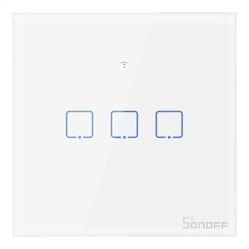 Order In Just $23.99 Sonoff T1eu3c-tx 3 Gang Smart Wifi Wall Light Switch Google Home/alexa With This Discount Coupon At Geekbuying