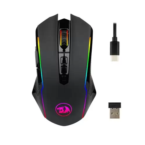 Pay Only $24.10 For Redragon M910-ks Ranger Lite Rgb 2.4g Wireless/wired Dual Modes Gaming Mouse 8000 Dpi With Rapid Fire Buttons - Black With This Coupon Code At Geekbuying
