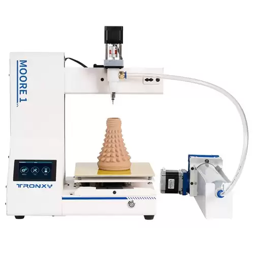 Pay Only $479.00 For Tronxy Moore 1 Mini Clay 3d Printer, 40mm/s Print Speed, Resume Printing, Tmc2209, 180*180*180mm With This Coupon Code At Geekbuying