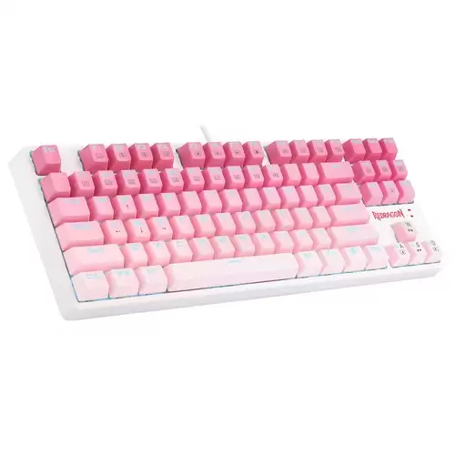 Order In Just $44.99 Redragon K576w-gp Daksa Tkl Wired Mechanical Keyboard 87 Keys Gradient Pbt Keycap Red Switch - Pink With This Discount Coupon At Geekbuying