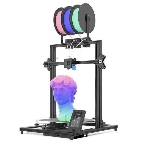 Pay Only $349.00 For Zonestar Z8t 3d Printer Auto Leveling Adjustable Three Extruder Design Mix-color Printing 300x300x400mm With This Coupon Code At Geekbuying