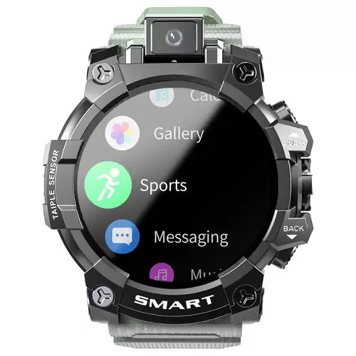 Pay Only $179.99 For Lokmat Appllp 6 Smart Watch 4g Wifi Tel Watch With Camera Gps Sports Watch With Touch Screen For Android Ios Green With This Coupon Code At Geekbuying