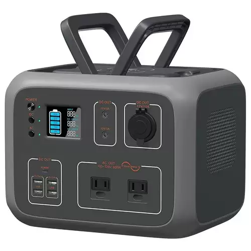 Order In Just $409.99 Bluetti Ac50s Power Station 500wh/300w Solar Generator Wireless Charging Battery Backup For Outdoor Tailgating Camping - Black With This Discount Coupon At Geekbuying