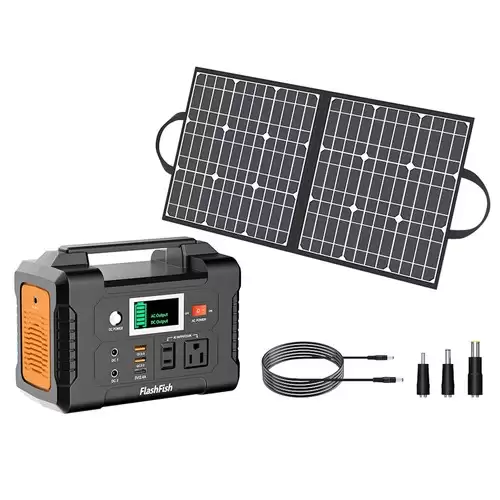 Order In Just $199.99 Flashfish E200 200w 151wh Portable Power Station + Sp50 18v 50w Foldable Solar Panel Outdoor Power Supply Kit With This Discount Coupon At Geekbuying