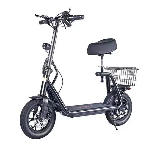 Pay Only $519.99 For Bogist M5 Pro Folding Electric Scooter 12 Inch Pneumatic Tire 500w Motor Max Speed 40km/h 48v 11ah Battery Smart Bms Disc Brake 30-35km Long Range With Seat - Black With This Coupon Code At Geekbuying