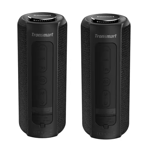 Pay Only $82.99 For [2 Packs] Tronsmart Element T6 Plus Portable Bluetooth 5.0 Speaker With 40w Max Output, Deep Bass, Ipx6 Waterproof, Tws - Black With This Coupon Code At Geekbuying