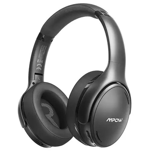 Order In Just $29.99 Mpow H19 Hybrid Active Noise Cancelling Headphones, 100 Hours Playtime Bluetooth 5.0 Wireless Over-ear Headset With Deep Bass, Memory-protein Earpads, Cvc8.0 Microphones Headphones For Travel Work Tv Pc With This Discount Coupon At Geekbuying