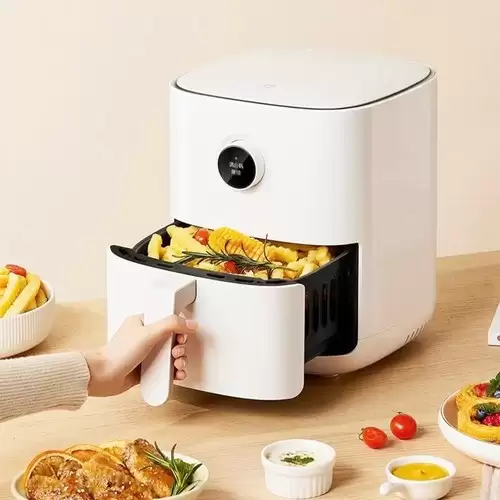 Order In Just $87.99 Xiaomi Mijia Maf01 Air Fryer Oven Cooker 1500w 3.5l Capacity 360 Degree Hot Air Circulation Oil Free Low Fat 24-hour Smart Appointment Oled Screen App Control For Air Frying Baking Yoghurt Dried Fruit Defrosting - White With This Discount Coupon At Geekbuying
