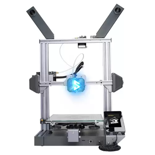 Pay Only $389.99 For Lotmaxx Shark V3 3d Printer Laser Engraver, Auto Leveling, Dual Extruder, Dual-color Printing, Glass Build Plate, 235*235*265mm - Grey With This Coupon Code At Geekbuying