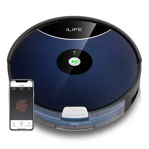 Order In Just $164.99 Ilife A80 Max Robot Vacuum Cleaner, Auto Carpet Boost, 2000pa Suction 2400mah Battery Gyroscopic Navigation App Control - Black With This Discount Coupon At Geekbuying
