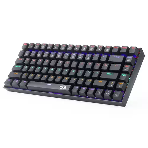 Order In Just $32.99 Redragon K629-kb 75% Rainbow Led Backlight Mechanical Gaming Keyboard 84 Key Blue Switch-black With This Discount Coupon At Geekbuying