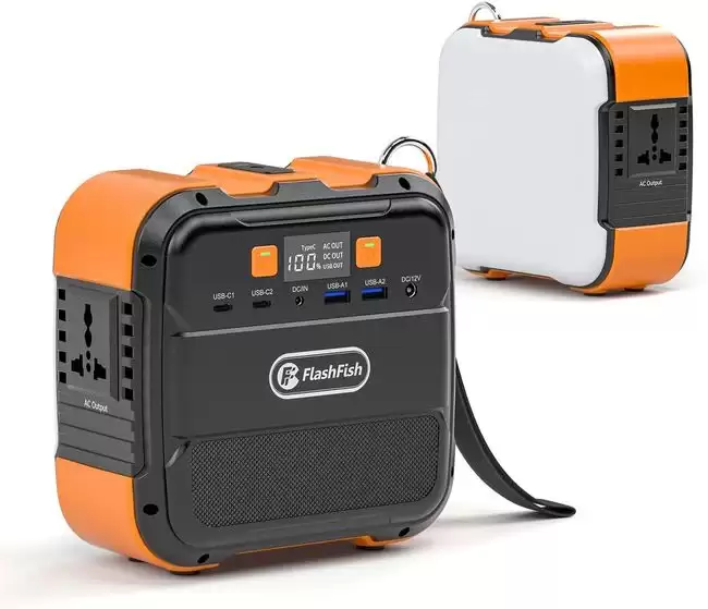 get 25.99 eur Off Flashfish 120w 98wh 26400mah Portable Power Station With Special Discount
