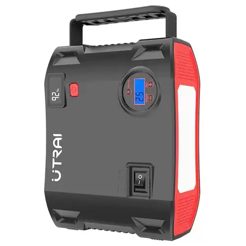 Order In Just $129.99 Utrai Jstar 5 24000mah 2000a 4-in-1 Jump Starter With Air Compressor, 5w Flashlight, Dual Display Screens Power Bank With This Discount Coupon At Geekbuying
