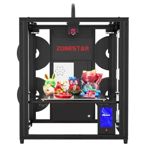 Order In Just $759.00 Zonestar Z9v5 Mk3 4 Extruders 3d Printer, 4 Color Mixing, Auto Leveling, 32 Bit Mainboard, Magnetic Bed, Resume Printing, Tft-lcd, 300*300*400mm With This Discount Coupon At Geekbuying