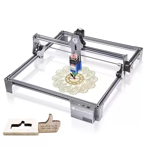 Pay Only $269.99 For Sculpfun S6 Pro Laser Engraver Cutting Machine For Wood Metal Acrylic Cnc Spot Compression Ultra Thin Focus 410x420mm With This Coupon Code At Geekbuying
