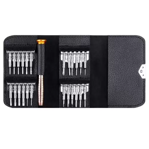 Pay Only $5.99 For 25in1 Multi-purpose Precision Screwdriver Wallet Set Repairtools With This Coupon Code At Geekbuying