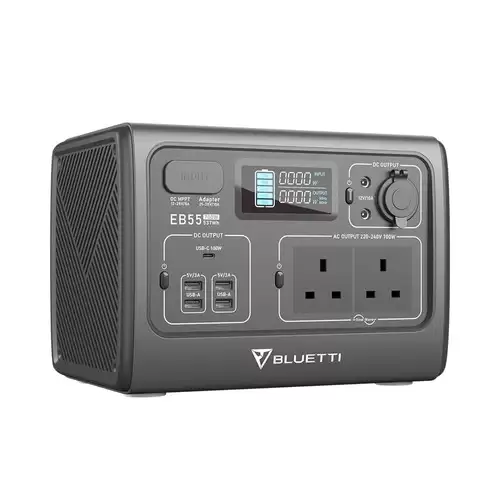 Pay Only $789.99 For Bluetti Eb55 Portable Power Station 700w/537wh Solar Generator - Black With This Coupon Code At Geekbuying