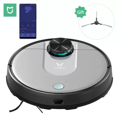 Pay Only $279.99 For Xiaomi Viomi V2 Pro Robot Vacuum Cleaner 2 In 1 Sweeping Mopping 2100pa Lds Laser Navigation Intelligent Electric Control Tank Eu Plug - Gray With This Coupon Code At Geekbuying