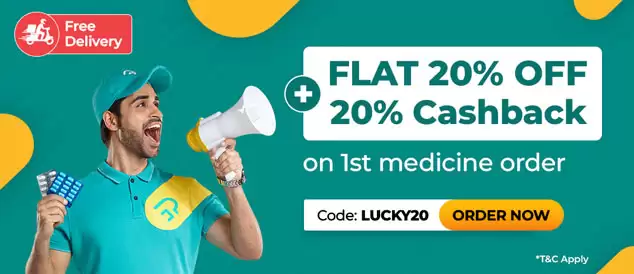 Get Flat 20% Off With This Discount Coupon At Pharmeasy + 20% cashback