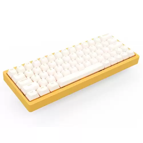 Pay Only $107.99 For Ajazz Ac064 Rgb Mechanical Keyboard Diy Customized Banana Switch Full 64 Key Anti-ghosting Nkro For Gaming Windows Pc With This Coupon Code At Geekbuying