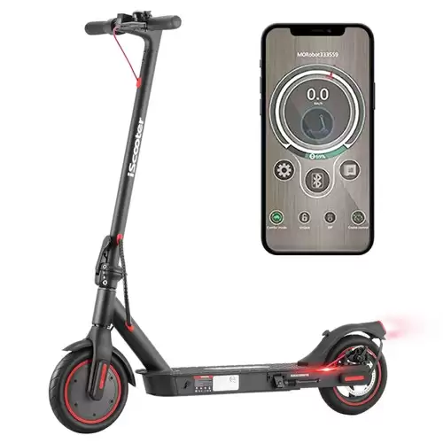 Pay Only $359.99 For Iscooter I9 Folding Electric Scooter 8.5 Inch Pneumatic Tire 350w Motor 7.5ah Battery 30km/h Max Speed App Control Black With This Coupon Code At Geekbuying