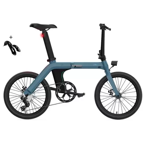 Pay Only $899.99 For Fiido D11 Folding Electric Moped Bicycle 20 Inches Tire 25km/h Max Speed Three Modes 11.6ah Lithium Battery 100km Range Adjustable Seat Dual Disc Brakes With Lcd Display For Adults Teenagers + Mudguards - Blue With This Coupon Code At Geekbuying