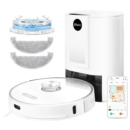 Pay Only $349.99 For Ultenic T10 Robot Vacuum Cleaner With Self-emptying Station 3000pa Suction 2-in-1 Vacuuming And Mopping Lds Navigation Automatic Carpet Boost 280mins Run Time App Alexa & Google Home Control - White With This Coupon Code At Geekbuying