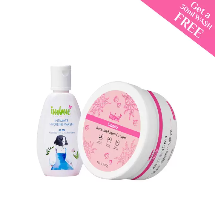 Get Mini Intimate Hygiene Wash Free With Every Purchase Of Daalia Back And Bum Cream At Imbuenatural.Com