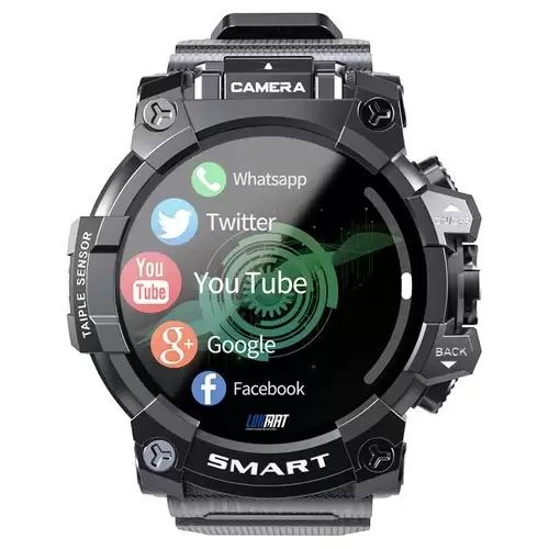 Order In Just $94.99 Lokmat Appllp 6 Smart Watch 4g Wifi Tel Watch With Camera Gps Sports Watch With Touch Screen For Android Ios Black With This Discount Coupon At Geekbuying