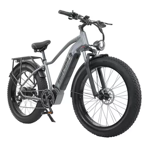 Pay Only $1,323.72 For Burchda Rx50 Electric Bike 26*4.0 Inch Fat Tire 1000w Motor 48v 18ah Battery 45km/h Max Speed 8-speed Shimano Gear Road Snow Mountain Bike With This Coupon Code At Geekbuying