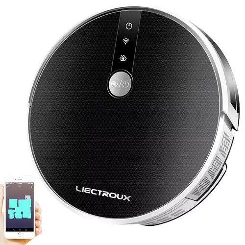 Pay Only $182.99 For Liectroux C30b Robot Vacuum Cleaner 6000pa Suction With Ai Map Navigation 2500mah Battery Smart Partition Electric Water Tank App Control - Black With This Coupon Code At Geekbuying
