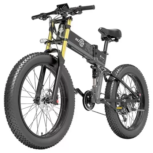 Pay Only $1559.99 For Bezior X-plus Electric Bike 1500w Motor 48v 17.5ah Battery 26*4.0 Inch Fat Tire Mountain Bike 40km/h Max Speed 200kg Load 130km Range Lcd Display Ip54 Wateroroof - Black With This Coupon Code At Geekbuying