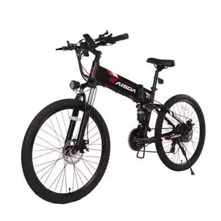 Order In Just $774.94 Kaisda K1 26 Inch Folding Electric Moped Folding Bike Mountain Bicycle 500w Motor Shimano 7-speeds Derailleur Lcd Display 10.4ah Battery Max Speed 25km/h Aluminum Alloy Frame - Black With This Discount Coupon At Geekbuying