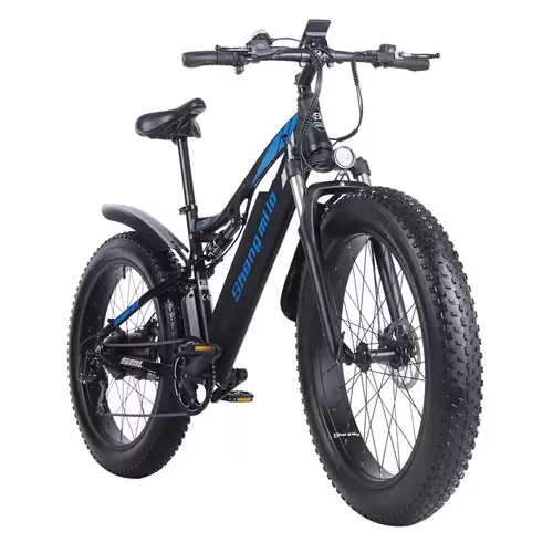 Order In Just $1,406.61 Shengmilo Mx03 1000w 48v 17ah 26 Inch E-bike 40km/h Max Speed 40-50km Mileage Range 180kg Max Load Electric Bike - Black With This Discount Coupon At Geekbuying