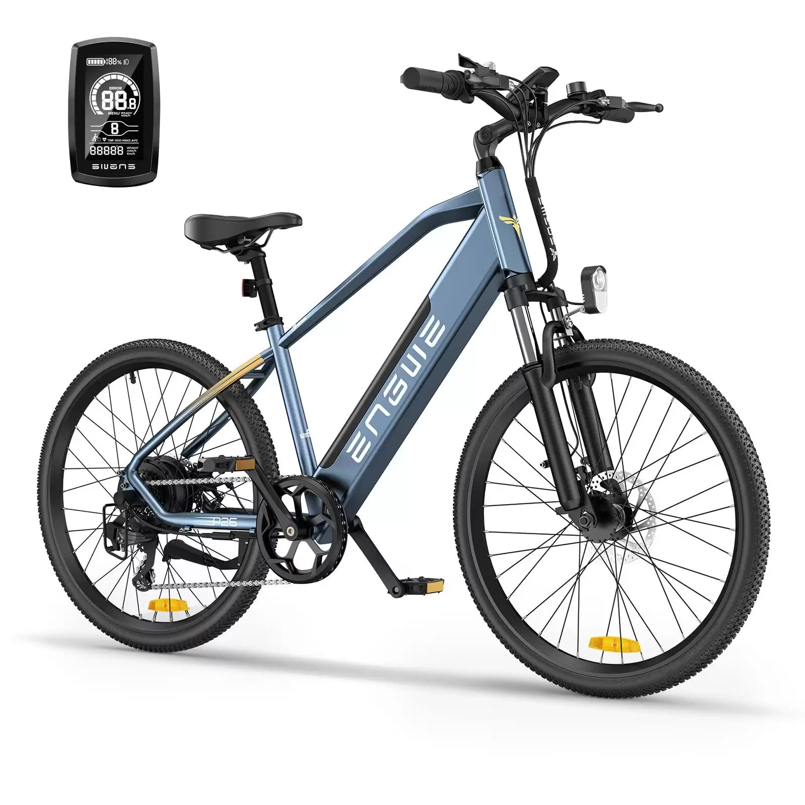 Order In Just $969.99 [Eu Warehouse] Engwe P26 26*1.95in 250w Electric Bicycle 100km Range With This Discount Coupon At Tomtop